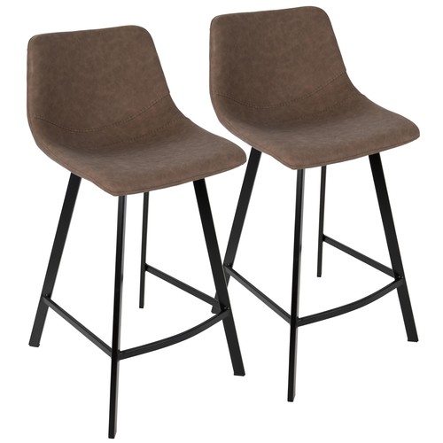 Outlaw 26" Fixed-height Counter Stool - Set Of 2